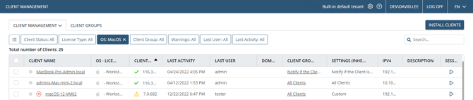 CLIENT MAN page2 (with 1 Client not updated) MACOS