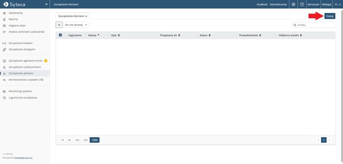 DodajNowyAlert