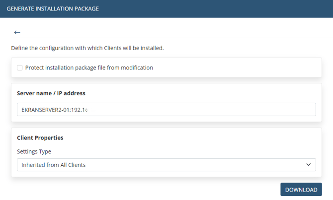 Generate Installation package (MACOS)