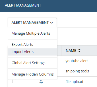IMPORT Alerts